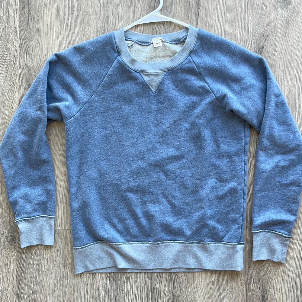 Woman’s Jcrew two tone sweatshirt
